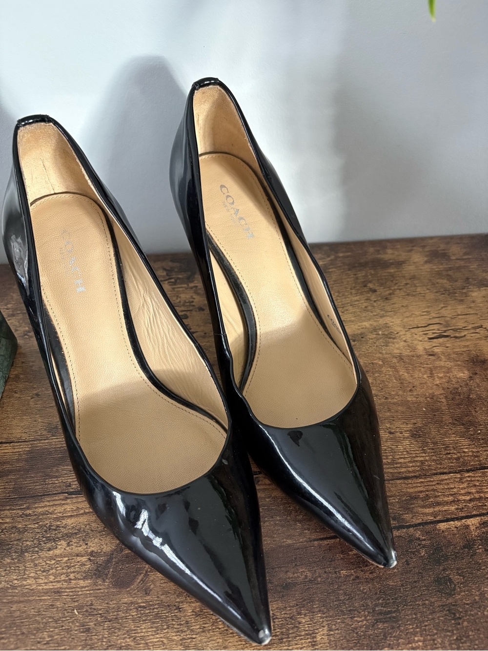 Black coach Heels